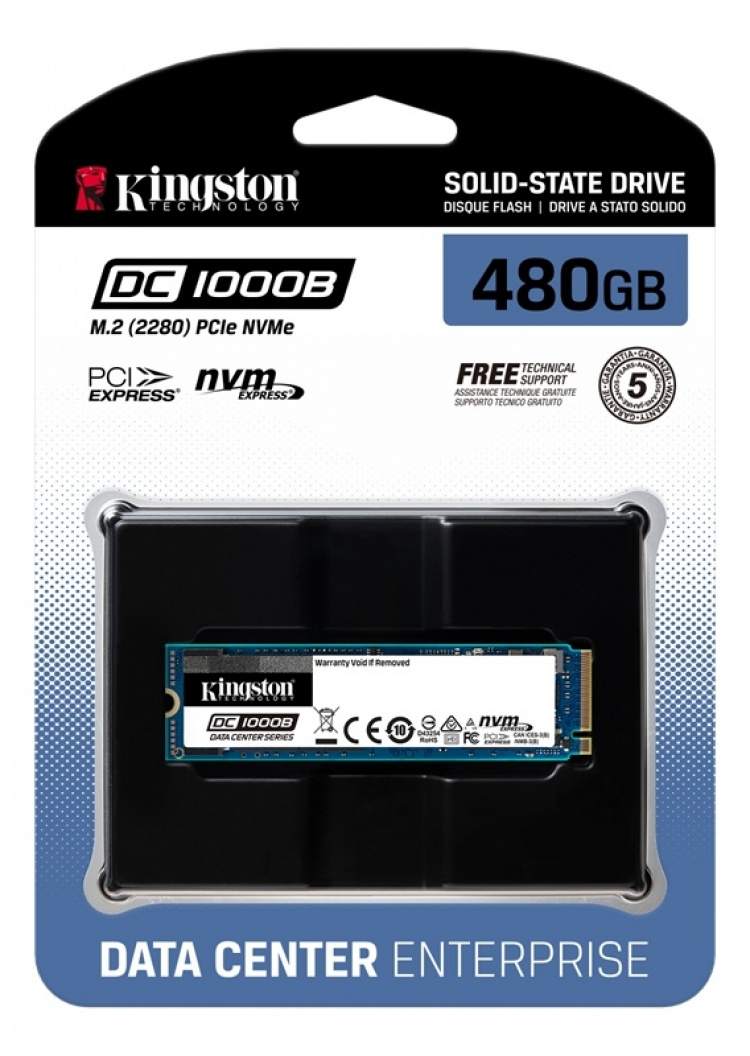 Kingston 480G DC1000B M.2 2280 Enterprise NVMe SSD Kingston 480G DC1000B M.2 2280 Enterprise NVMe SSD