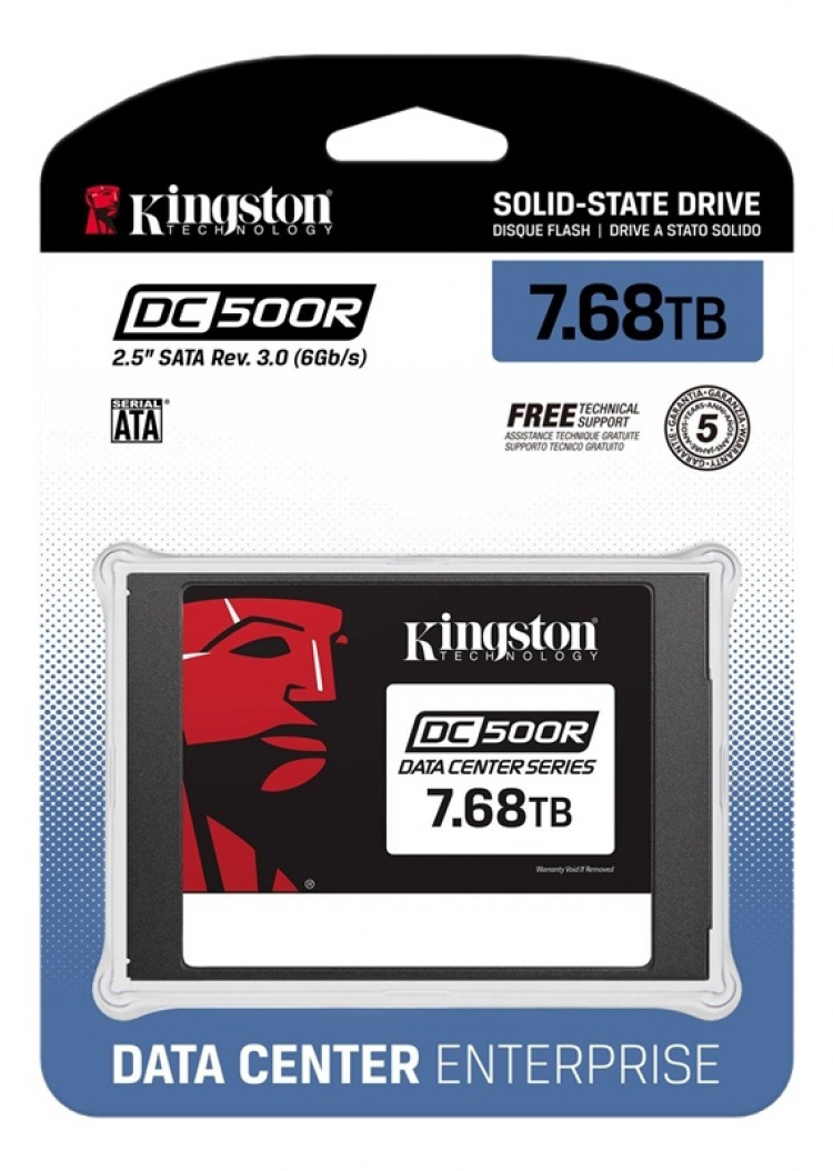 Kingston 7680G DC500R (Read-Centric) 2.5 Enterprise SATA SSD