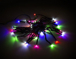 Light chain, 3 m, 40 LED, battery,outdoor, RGB