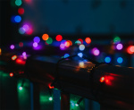 Light chain, 3 m, 40 LED, battery,outdoor, RGB