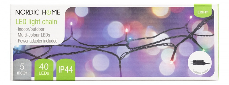 Nordic Home Ljusslinga RGB för inomhus- & utomhusbruk, 5 m Nordic Home Ljusslinga RGB för inomhus- & utomhusbruk, 5 m