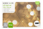 NORDIC HOME LED Ljusnät, inomhus/utomhusbruk, 120 x 150 cm NORDIC HOME LED Ljusnät, inomhus/utomhusbruk, 120 x 150 cm