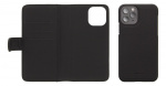 DELTACO wallet case 2-in-1, iPhone 11, magnetic back cover