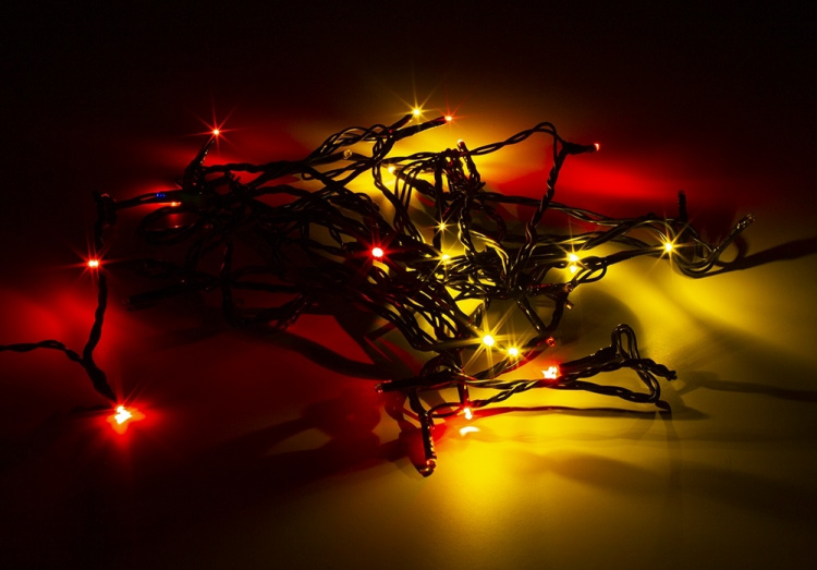 DELTACO SMART HOME WiFi light chain, 5m, 40 led, adapter, IP44, RGB