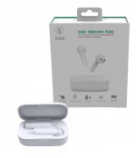 SiGN Freedom wireless in-ear buds, white