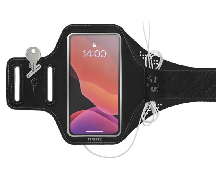 STREETZ Sport armband, reflective, fits up to most 6.5 STREETZ Sport armband, reflective, fits up to most 6.5