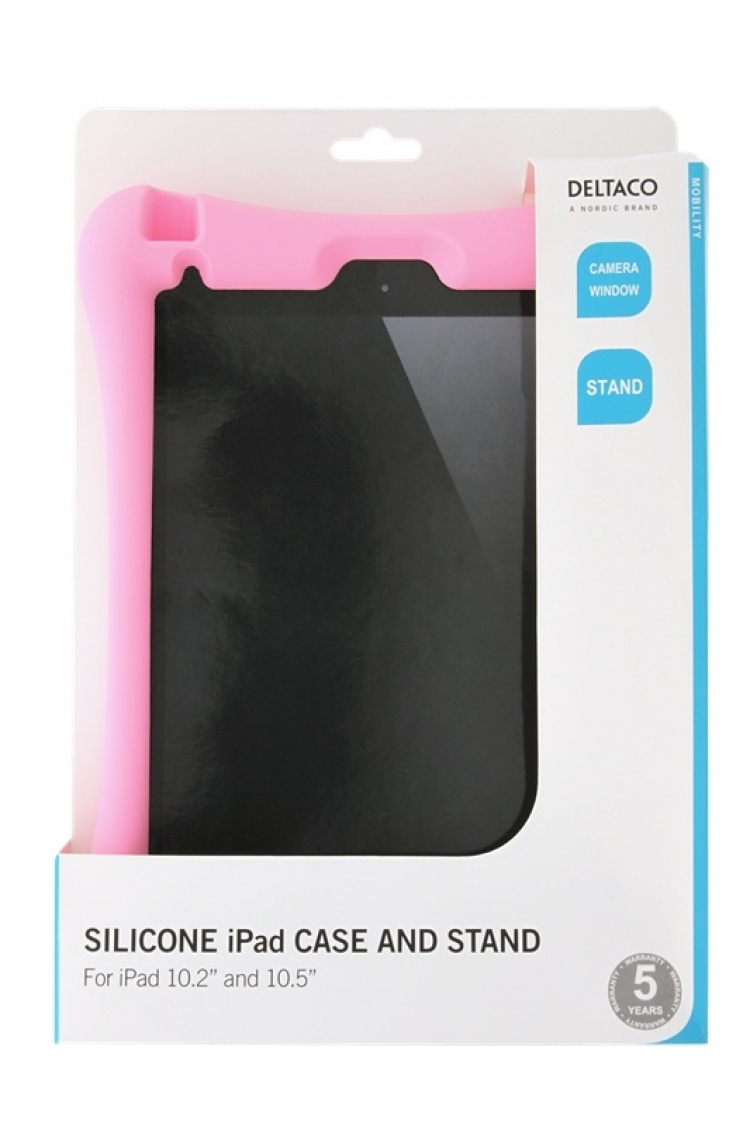 DELTACO Skal i silikon för 10,2