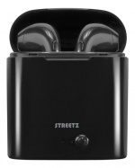 STREETZ True Wireless Grand semi-in-ear, 350 mAh case, black