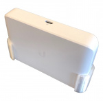 Winther UniFi Switch Flex Mini wallmount 3D printed clear plastic