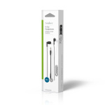 Nedis Trådbundna Hörlurar | 3.5 mm | Kabellängd: 1.20 m | Volymkontroll | Svart