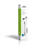 Nedis Trådbundna Hörlurar | 3.5 mm | Kabellängd: 1.20 m | Volymkontroll | Svart