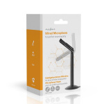 Nedis Mikrofon | Används för: Dator / Skrivbord / Smartphone / Surfplatta | Trådbundet | 1x 3.5 mm
