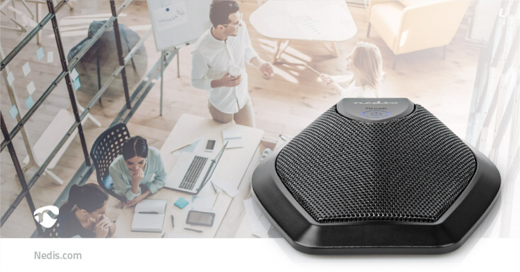 Nedis Mikrofon | Används för: Dator / Skrivbord | Trådbundet | 1x USB