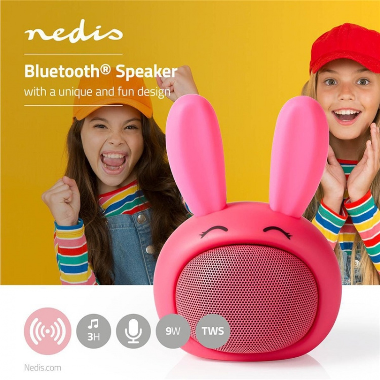 Animaticks Bluetooth-högtalare | 3 timmars speltid | Handsfreesam