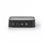 Nedis Bluetooth® Transceiver | Ingång för audio/video/dataanslutningar: 1x AUX | Audio / video / dataanslutningar utgång: 1x AUX | SBC | Upp till 1 enhet | Maximal batteritid: 6 timmar | Svart