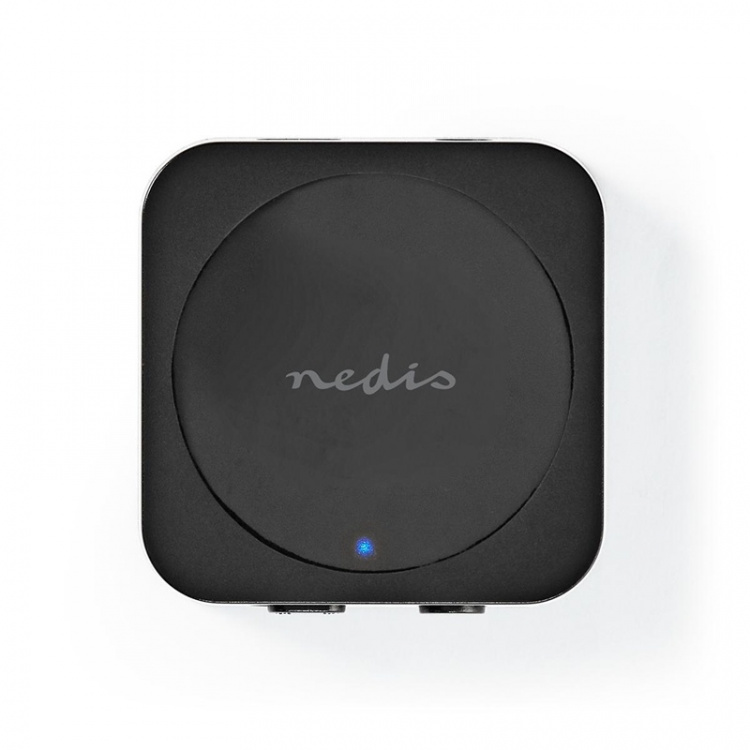 Nedis Bluetooth® Transceiver | Ingång för audio/video/dataanslutningar: 1x AUX | Audio / video / dataanslutningar utgång: 1x AUX | SBC | Upp till 1 enhet | Maximal batteritid: 6 timmar | Svart