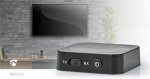 Nedis Bluetooth® Transceiver | Ingång för audio/video/dataanslutningar: 1x AUX | Audio / video / dataanslutningar utgång: 1x AUX | SBC | Upp till 1 enhet | Maximal batteritid: 6 timmar | Svart