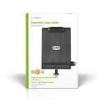 Nedis Dokument hållare | Låsbygel | Lämplig för pappersstorlek: A4 | Fullständigt justerbar / Justerbar vinkel | Vridningsvinkel: 360 ° Nedis Dokument hållare | Låsbygel | Lämplig för pappersstorlek: A4 | Fullständigt justerbar / Justerbar vinkel | Vridningsvinkel: 360 °