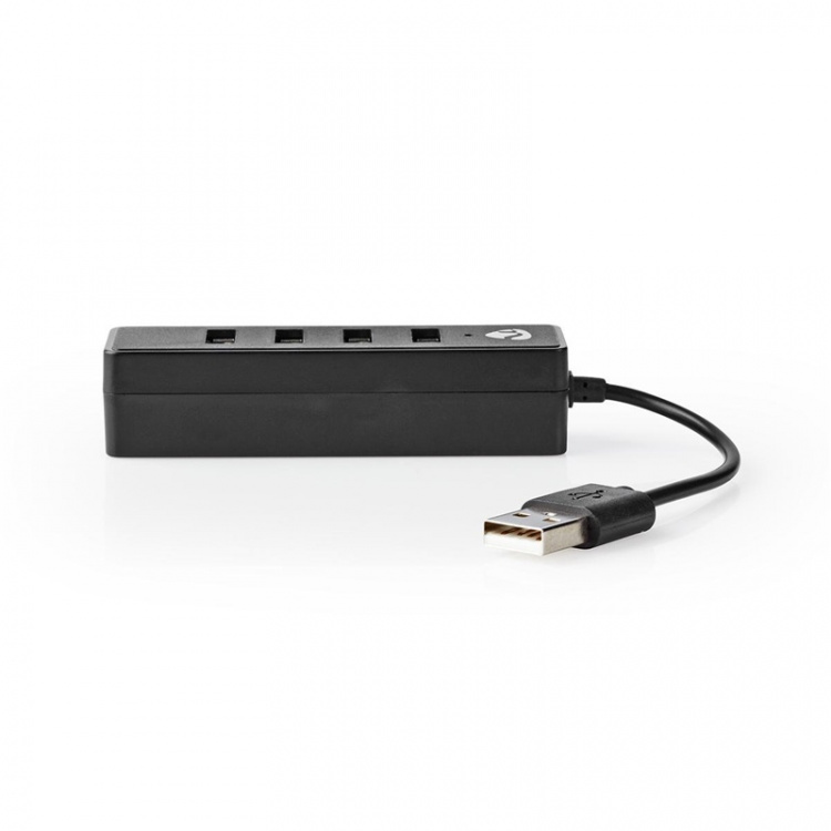 Nedis USB-hubb | USB-A Male | 4x USB A Female | 4-Port port(s) | USB 2.0 | USB ström Nedis USB-hubb | USB-A Male | 4x USB A Female | 4-Port port(s) | USB 2.0 | USB ström