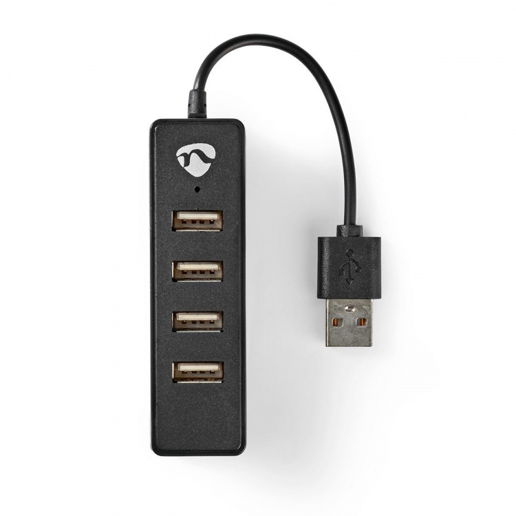 Nedis USB-hubb | USB-A Male | 4x USB A Female | 4-Port port(s) | USB 2.0 | USB ström Nedis USB-hubb | USB-A Male | 4x USB A Female | 4-Port port(s) | USB 2.0 | USB ström