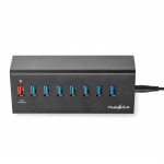 Nedis USB-hubb | USB Micro-B Female | USB-A Female | 8-Port port(s) | QC3.0 / USB 3.2 Gen 1 | Strömadapter / USB ström | 5 Gbps | 8x USB