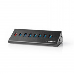 Nedis USB-hubb | USB Micro-B Female | USB-A Female | 8-Port port(s) | QC3.0 / USB 3.2 Gen 1 | Strömadapter / USB ström | 5 Gbps | 8x USB