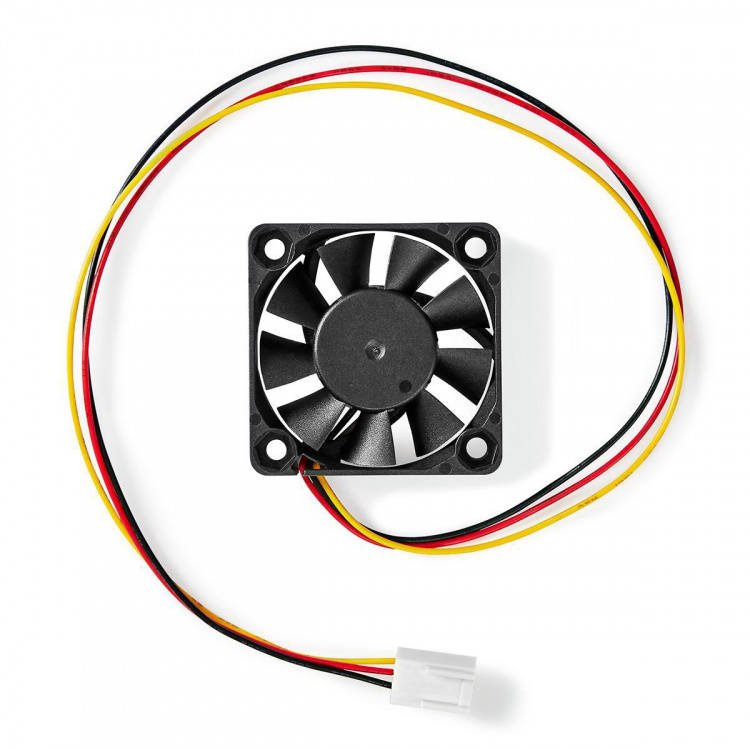 Nedis DC-fläkt | DC | Fläktstorlek: 40 mm | 3-Pin | 27.9 dBA | Svart