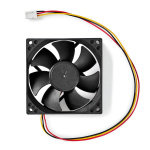 Nedis DC-fläkt | DC | Fläktstorlek: 80 mm | 3-Pin | 35.6 dBA | Svart Nedis DC-fläkt | DC | Fläktstorlek: 80 mm | 3-Pin | 35.6 dBA | Svart