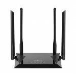 Edimax Trådlös Router AC1200 2.4/5 GHz (Dual Band) 10/100 Mbit Svart