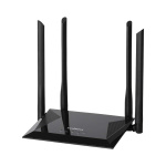 Edimax Trådlös Router AC1200 2.4/5 GHz (Dual Band) 10/100 Mbit Svart