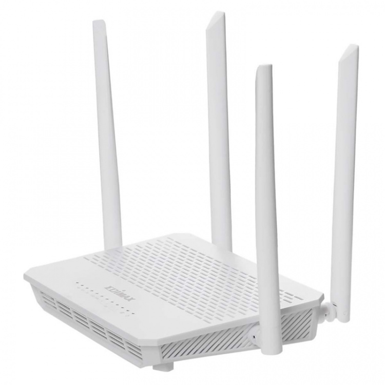 Edimax Trådlös Router AC1200 2.4/5 GHz (Dual Band) Gigabit Vit