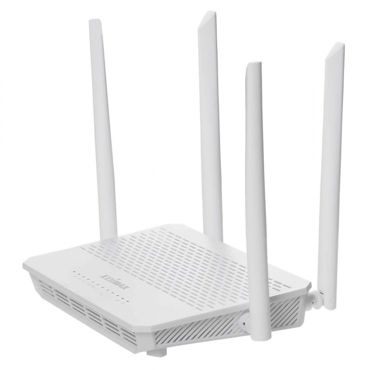 Edimax Trådlös Router AC1200 2.4/5 GHz (Dual Band) Gigabit Vit