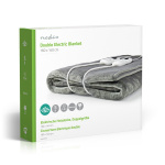 Nedis Elektrisk Filt | Filt | 2 Personer | 160 x 140 cm | 9 Värmeinställningar | 9 h | Tvättbar | Överhettningsskydd | Digital kontroll | Fleece / Polyester Nedis Elektrisk Filt | Filt | 2 Personer | 160 x 140 cm | 9 Värmeinställningar | 9 h | Tvättbar | Överhettningsskydd | Digital kontroll | Fleece / Polyester