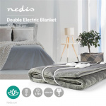 Nedis Elektrisk Filt | Filt | 2 Personer | 160 x 140 cm | 9 Värmeinställningar | 9 h | Tvättbar | Överhettningsskydd | Digital kontroll | Fleece / Polyester Nedis Elektrisk Filt | Filt | 2 Personer | 160 x 140 cm | 9 Värmeinställningar | 9 h | Tvättbar | Överhettningsskydd | Digital kontroll | Fleece / Polyester