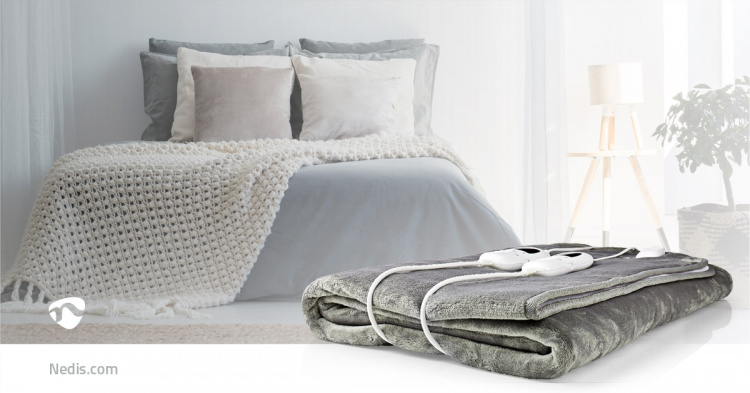 Nedis Elektrisk Filt | Filt | 2 Personer | 160 x 140 cm | 9 Värmeinställningar | 9 h | Tvättbar | Överhettningsskydd | Digital kontroll | Fleece / Polyester Nedis Elektrisk Filt | Filt | 2 Personer | 160 x 140 cm | 9 Värmeinställningar | 9 h | Tvättbar | Överhettningsskydd | Digital kontroll | Fleece / Polyester