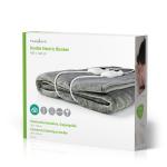 Nedis Elektrisk Filt | Filt | 2 Personer | 160 x 140 cm | 9 Värmeinställningar | 9 h | Tvättbar | Överhettningsskydd | Digital kontroll | Fleece / Polyester Nedis Elektrisk Filt | Filt | 2 Personer | 160 x 140 cm | 9 Värmeinställningar | 9 h | Tvättbar | Överhettningsskydd | Digital kontroll | Fleece / Polyester