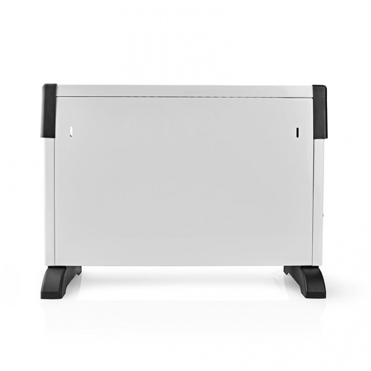 Nedis Konvektionsvärmare | 2000 W | 3 Värmeinställningar | Justerbar termostat | Skydd för att ramla | Integrerade handdtag | Vit