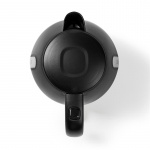 Nedis Vatten kokare | 1.0 l | Plast | Svart | Roterbar 360 grader | Dolt värmeelement | Strix® kontroll | Koka-tort funktion