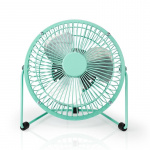 Nedis Bordsfläkt | USB ström | Diameter: 150 mm | 3 W | 1-Hastighet | Turkos Nedis Bordsfläkt | USB ström | Diameter: 150 mm | 3 W | 1-Hastighet | Turkos