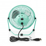 Nedis Bordsfläkt | USB ström | Diameter: 150 mm | 3 W | 1-Hastighet | Turkos Nedis Bordsfläkt | USB ström | Diameter: 150 mm | 3 W | 1-Hastighet | Turkos