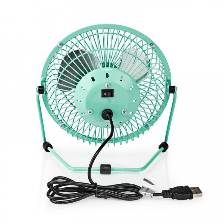 Nedis Bordsfläkt | USB ström | Diameter: 150 mm | 3 W | 1-Hastighet | Turkos Nedis Bordsfläkt | USB ström | Diameter: 150 mm | 3 W | 1-Hastighet | Turkos