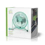 Nedis Bordsfläkt | USB ström | Diameter: 150 mm | 3 W | 1-Hastighet | Turkos Nedis Bordsfläkt | USB ström | Diameter: 150 mm | 3 W | 1-Hastighet | Turkos