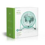Nedis Bordsfläkt | USB ström | Diameter: 150 mm | 3 W | 1-Hastighet | Turkos Nedis Bordsfläkt | USB ström | Diameter: 150 mm | 3 W | 1-Hastighet | Turkos