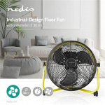 Golvfläkt med industriell design | Diameter 30 cm | 3 hastigheter