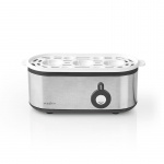 Nedis äggkokare | Mätglaset | Aluminium / Svart Nedis äggkokare | Mätglaset | Aluminium / Svart