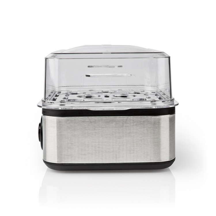 Nedis äggkokare | Mätglaset | Aluminium / Svart