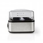 Nedis äggkokare | Mätglaset | Aluminium / Svart