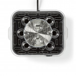 Nedis äggkokare | Mätglaset | Aluminium / Svart