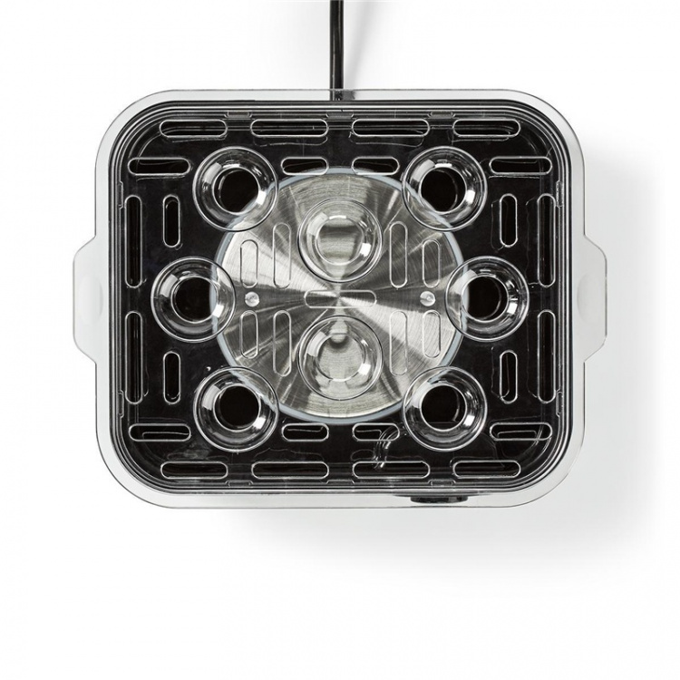 Nedis äggkokare | Mätglaset | Aluminium / Svart