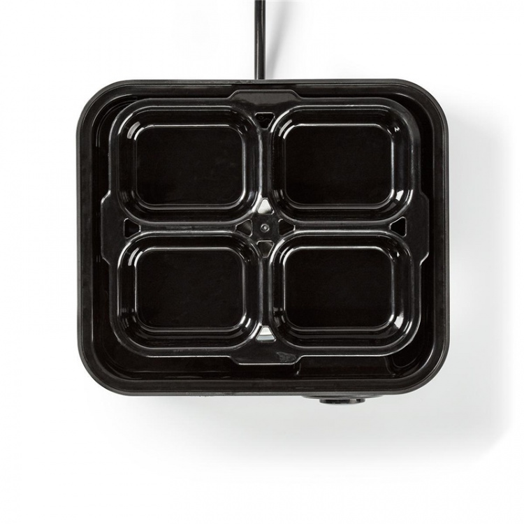 Nedis äggkokare | Mätglaset | Aluminium / Svart